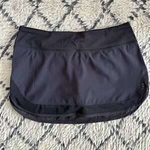 lululemon hotty hot skirt black size 8